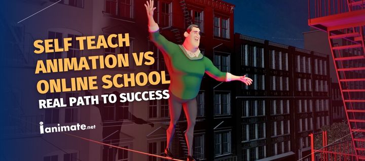 Self Teach Animation vs Online School: Real Path to Success